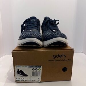 Gravity Defyer XLR8 Run VersoCloud Navy Blue White Men's Athletic Shoes Size 8